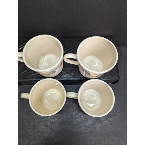 Vintage Corning USA Abundance Fruit Design 6 Oz Coffee/Tea Cup Set of 4 - Picture 6 of 8